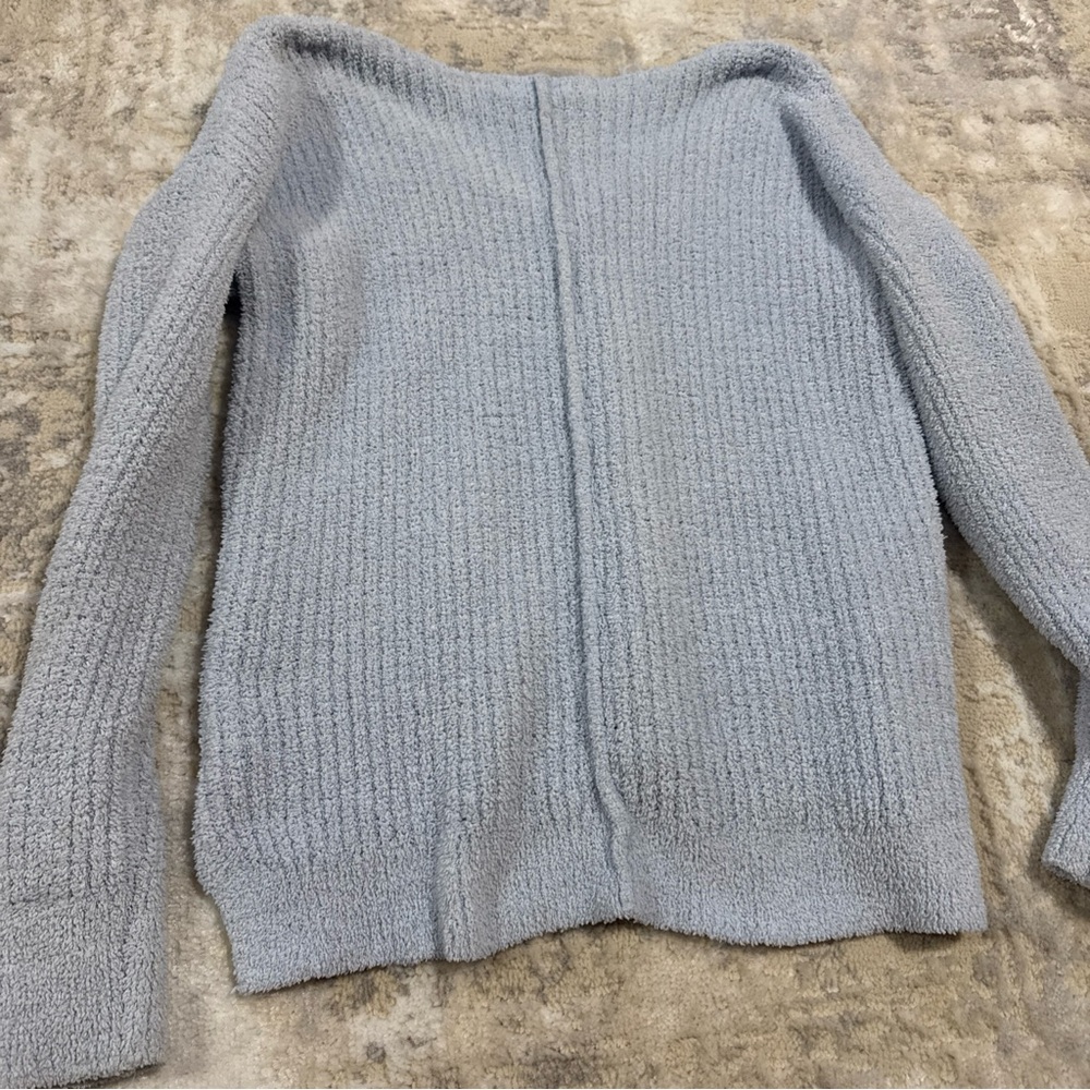 Cupcakes & Cashmere Cottagecore Sweater Boho Vneck Oversized Minimalist Cozy Sm - Picture 6 of 6